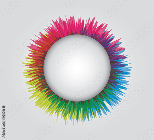 vector splash background / place your text in free space background