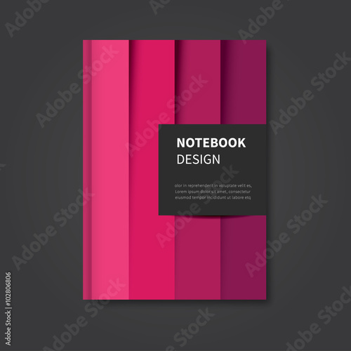 modern vector design / modern abstract notebook, brochure, book design cover