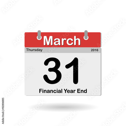 the end of the fiscal year March 31, 2016