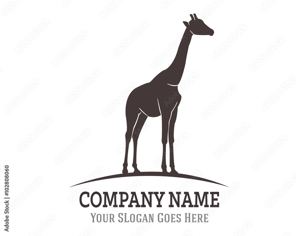 Obraz premium Giraffe Logo