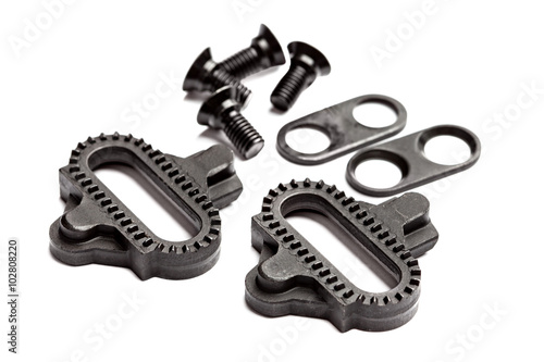 The standard off road cleat that fits most MTB pedals.