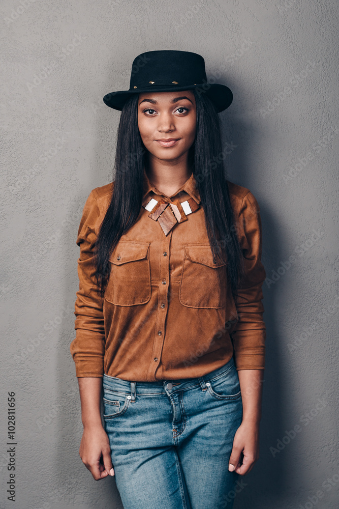 Confident and gorgeous. Confident and gorgeous.