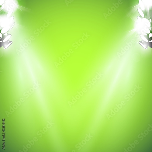 stage with light and Sparkling easy editable