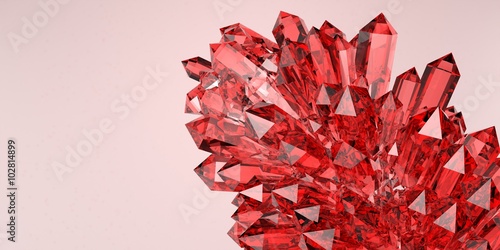 Ruby crystal photo