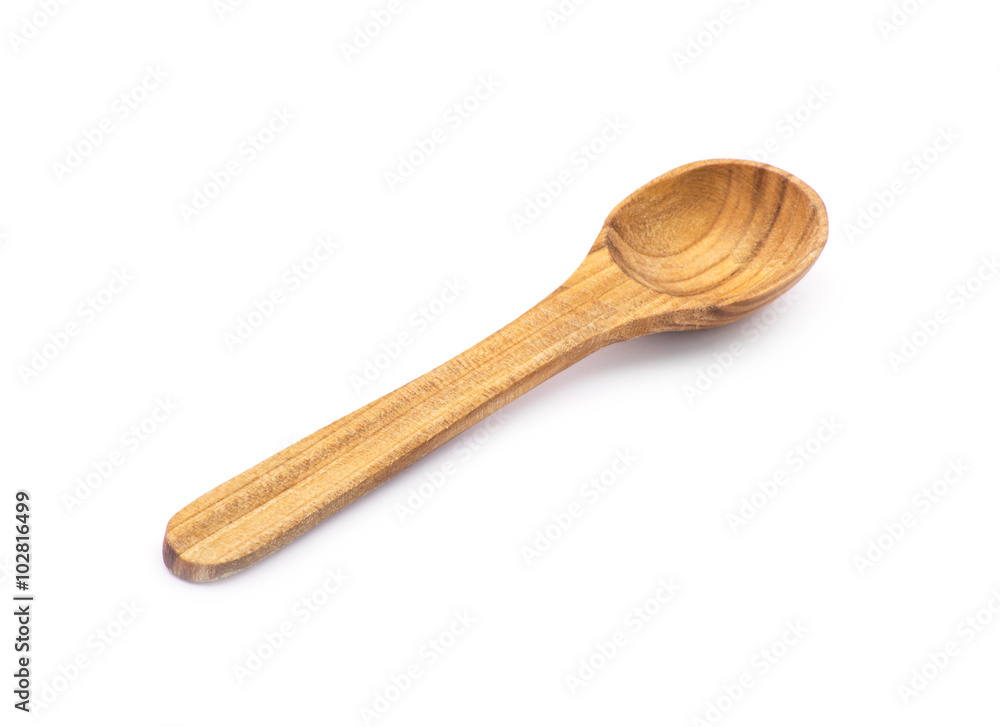 Wooden Spoon isolated on white background Wooden Spoon isolated on white background