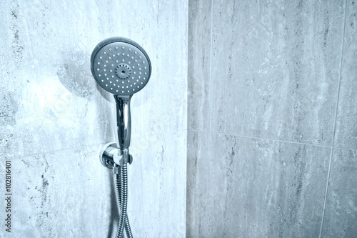 Handshower in the bathroom. photo