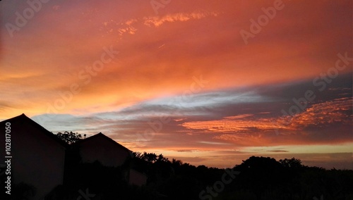 Sunrise in Dominican republic