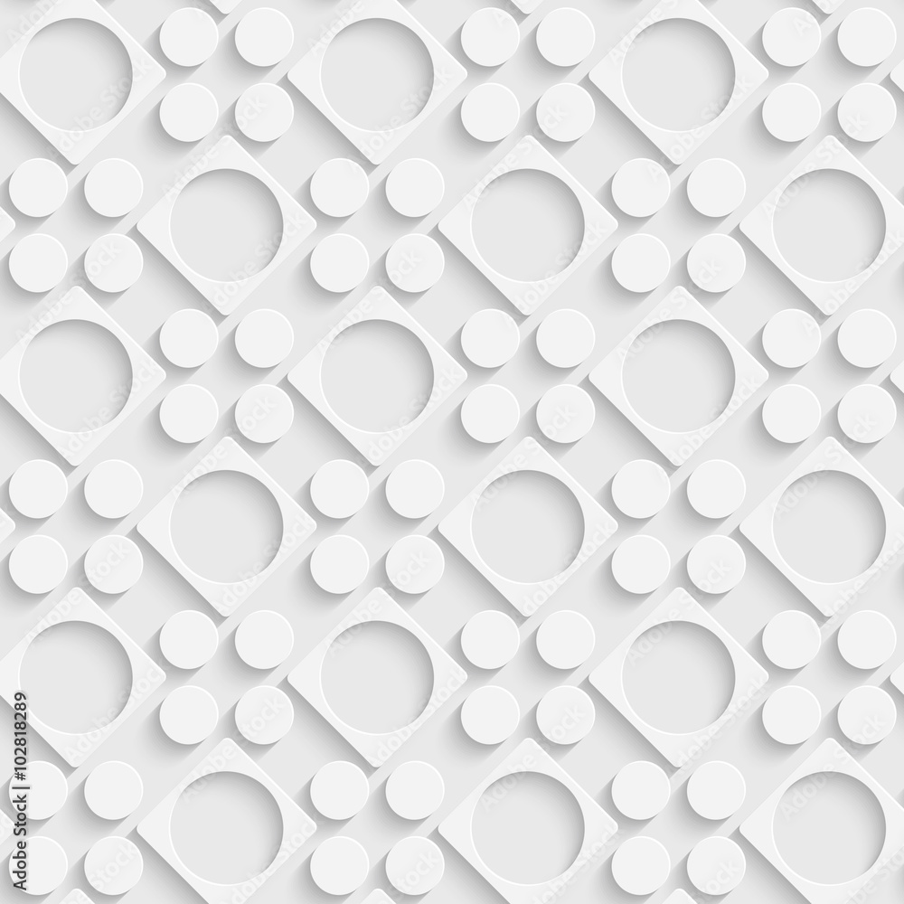 Seamless Square and Circle Pattern Seamless Square and Circle Pattern