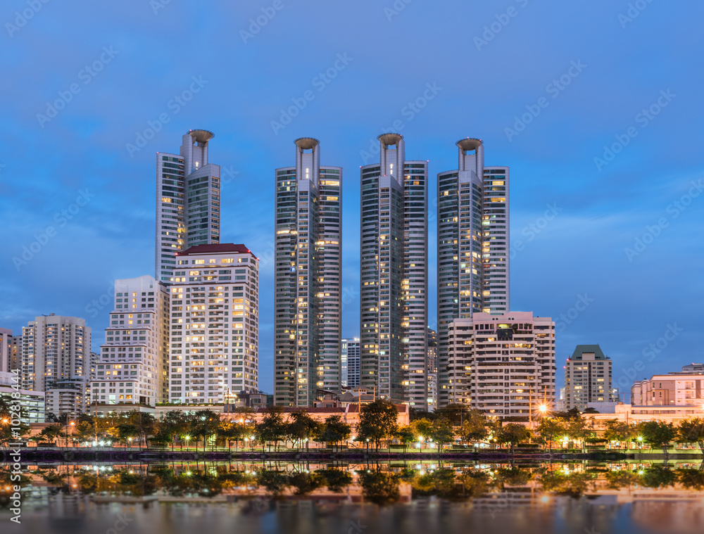 Fototapeta premium Bangkok city town