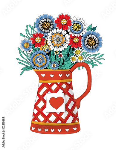 Flowers in pot