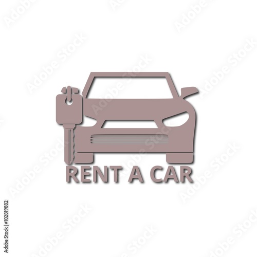 Rent a Car Transportation design icon