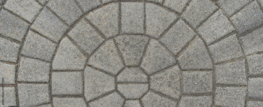 Paving Stone laid in pattern/ Stone laid in circular pattern. Good for textures and backgrounds. Paving Stone laid in pattern/ Stone laid in circular pattern. Good for textures and backgrounds.