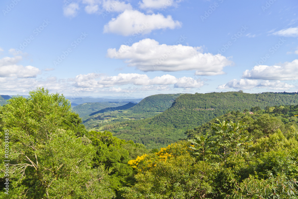 Valley view from Gramado and Canela
