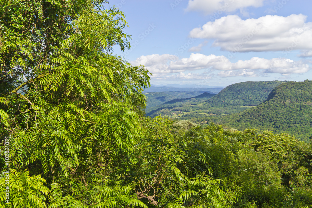 Valley view from Gramado and Canela