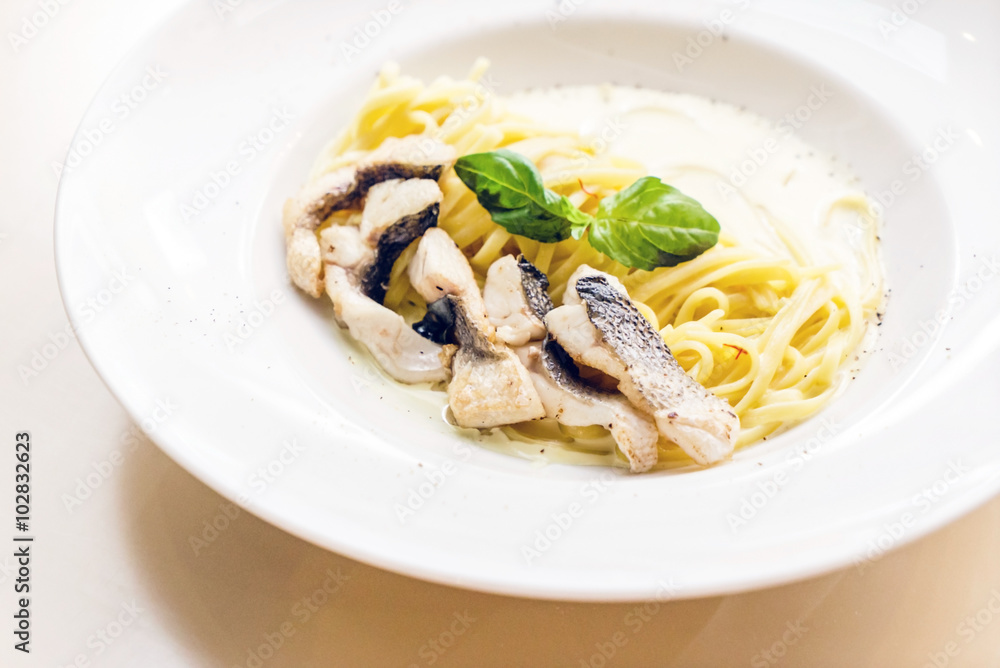 pasta with fish pasta with fish