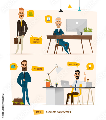 Business characters scene