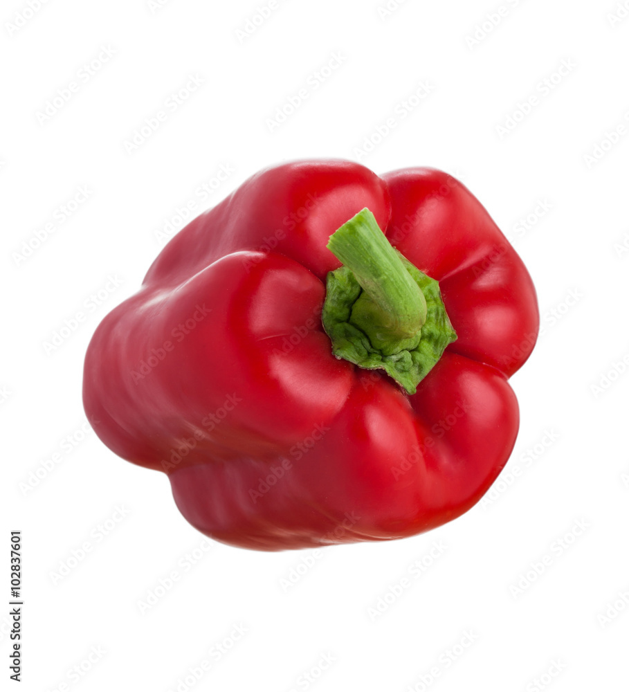 Fresh colorful sweet bell pepper ( capsicum ) isolated on a white background. Fresh colorful sweet bell pepper ( capsicum ) isolated on a white background.