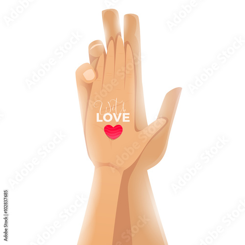 With love card