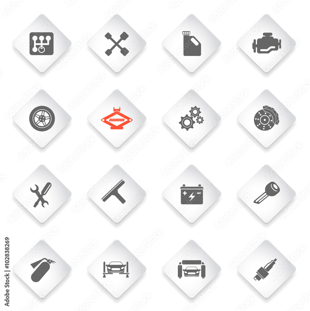 Auto Service Icons Auto Service Icons