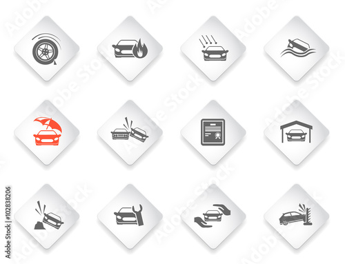 Car Insurance Icons