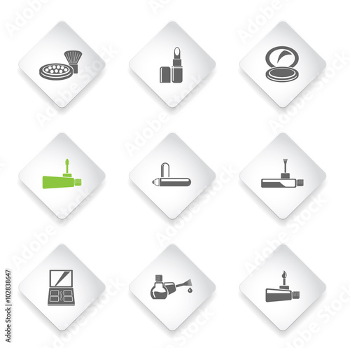 make-up products icons