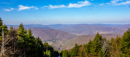Εκτύπωση καμβά landscapes around town of snowshoe west virginia