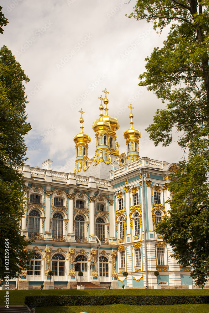Russia. The ancient palace in park