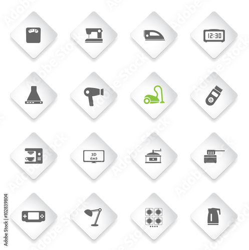 Home applicances simply icons