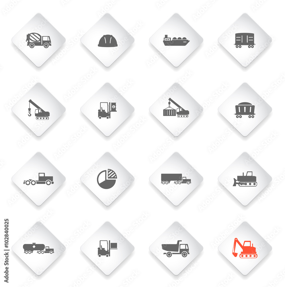 Industrial simply icons Industrial simply icons