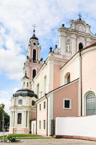 Vilnius. Church of St. Catherine. Lithuania