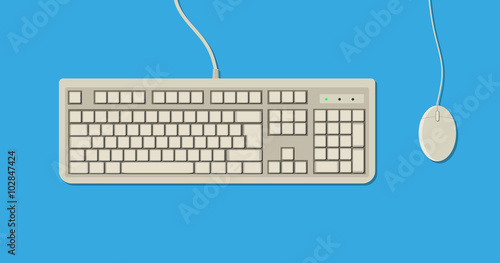 retro Keyboard and Mouse 