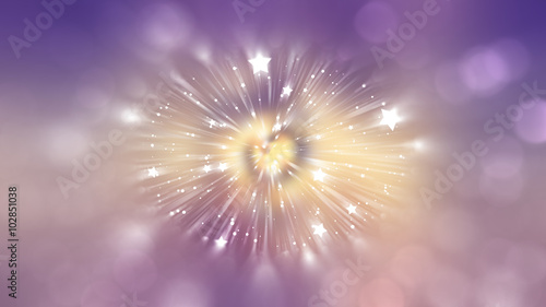 abstract gold background. explosion star.