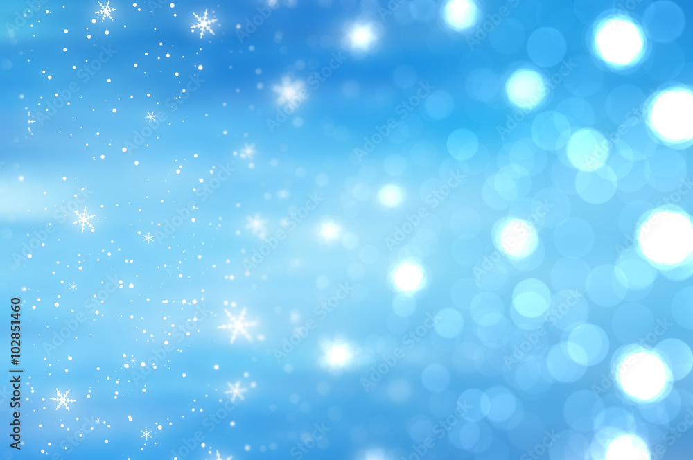 Christmas blue background. the winter background Christmas blue background. the winter background