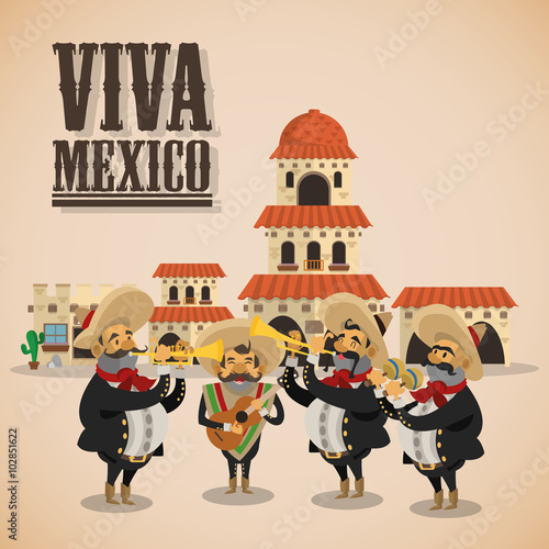 Mexican culture design 
