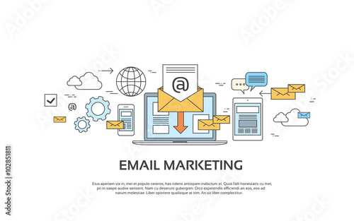 Marketing Email Laptop Envelope Send Business Mail Device Entertainment 