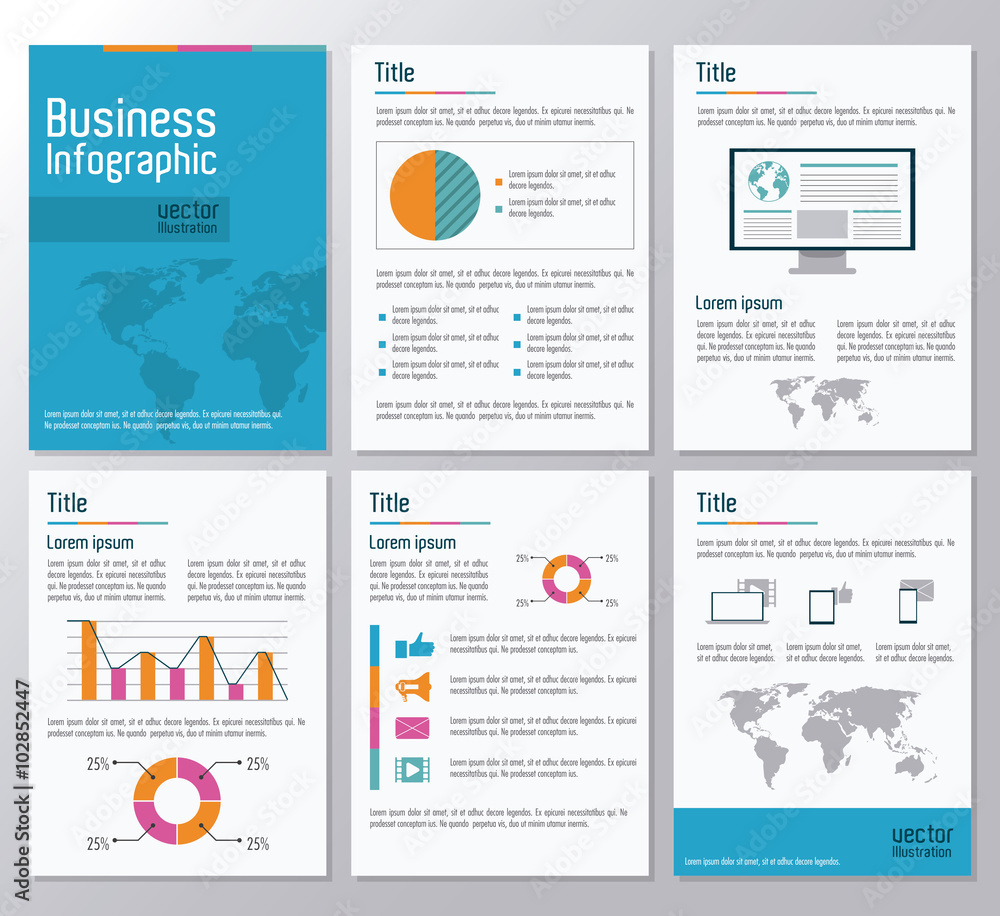 Infographic icon design Infographic icon design