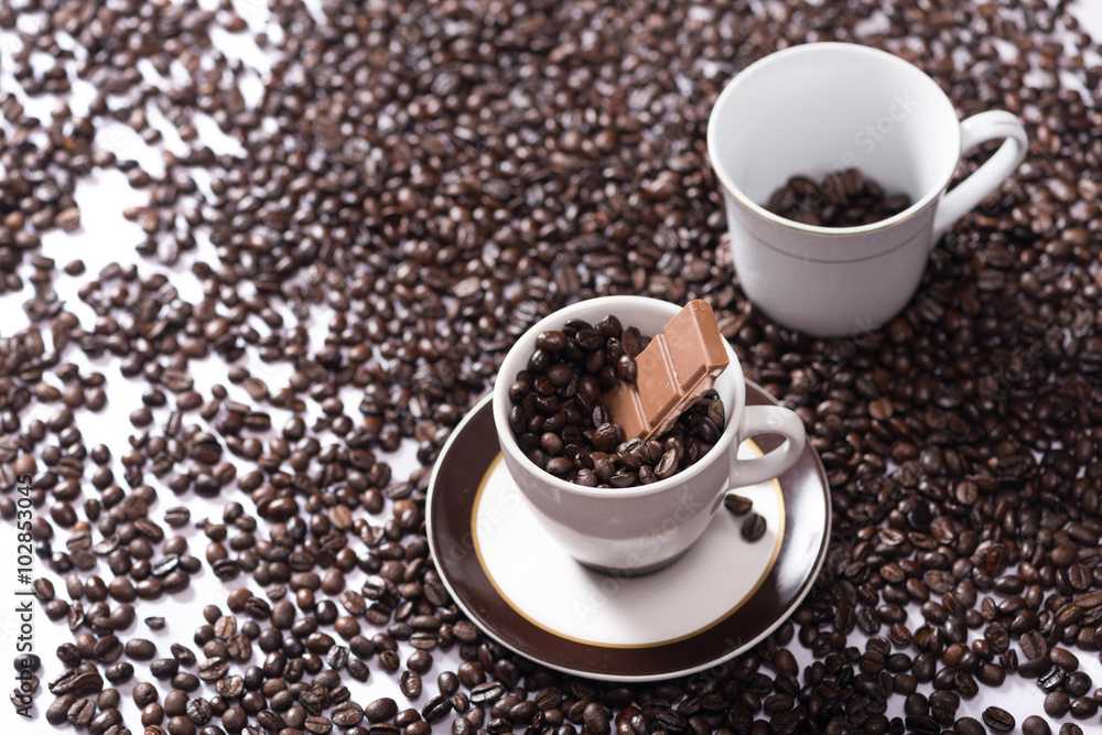 Coffee and coffee bean Coffee and coffee bean