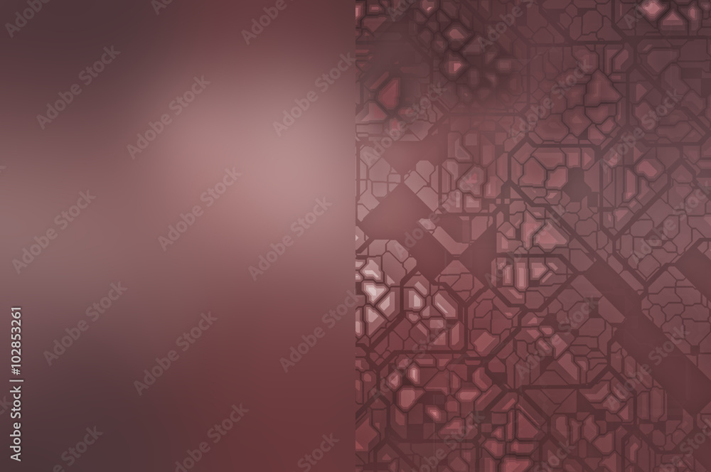 Set of abstract backgrounds red
