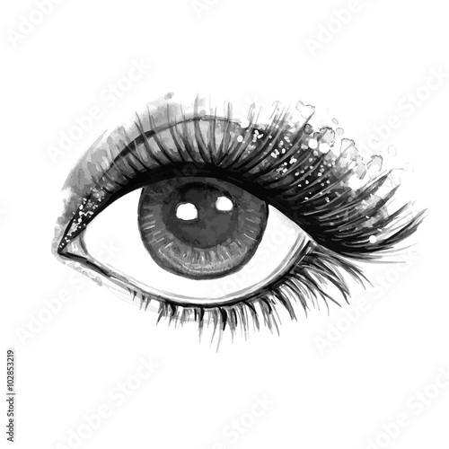 woman eye