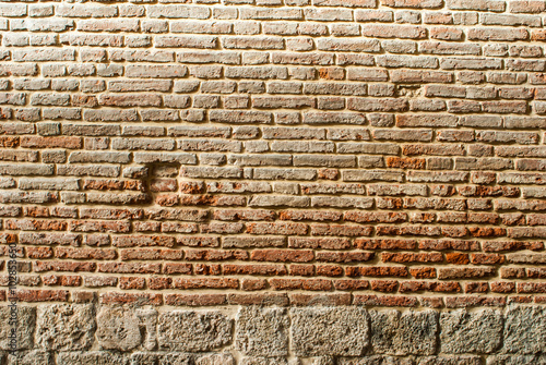 Muro di mattoni, trama texture sfondo