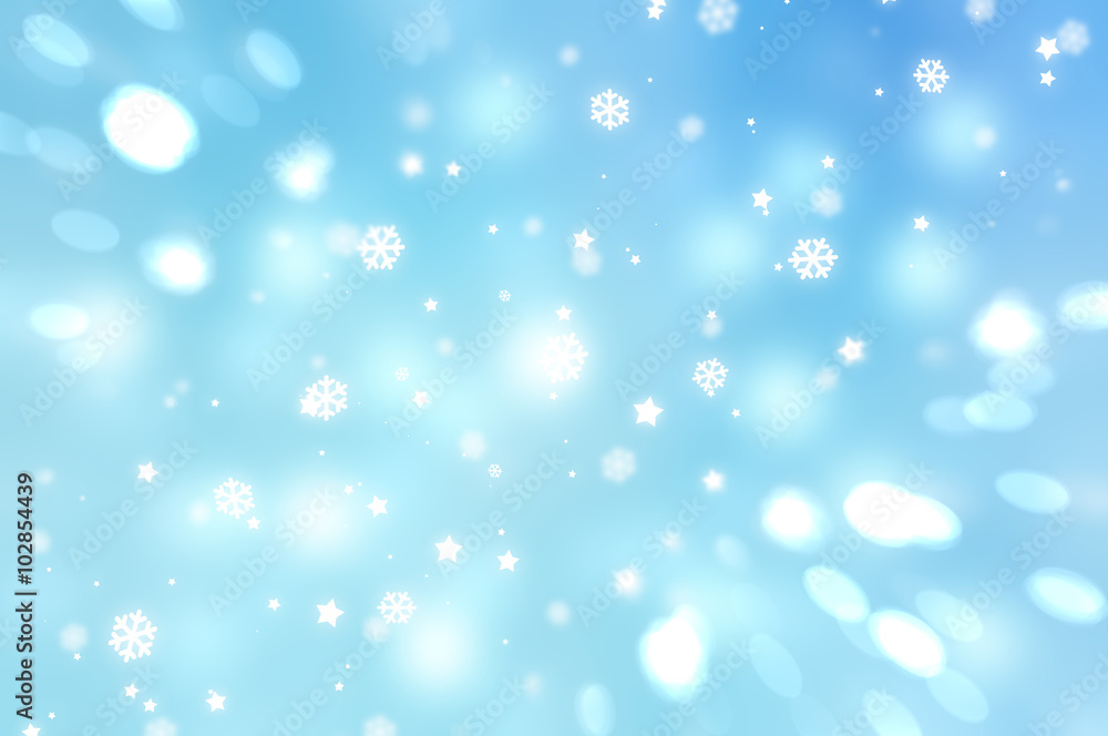 Christmas blue background. the winter background