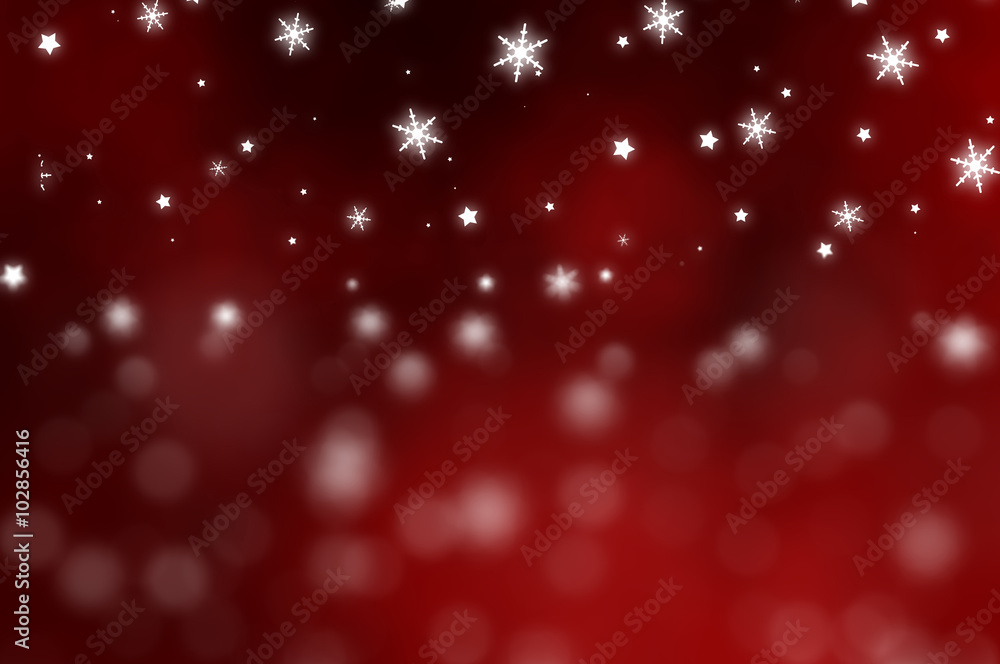 Christmas red background. The winter background, falling Christmas red background. The winter background, falling