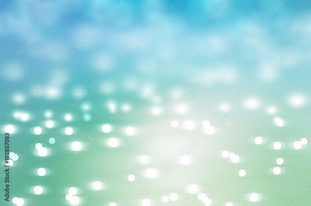 Bokeh light, shimmering blur spot lights on blue abstract Bokeh light, shimmering blur spot lights on blue abstract