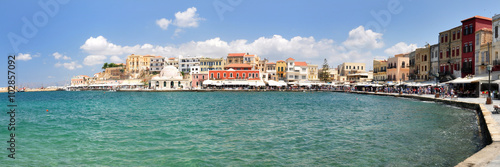 Panoramafoto Stadt Chania auf der Insel Kreta