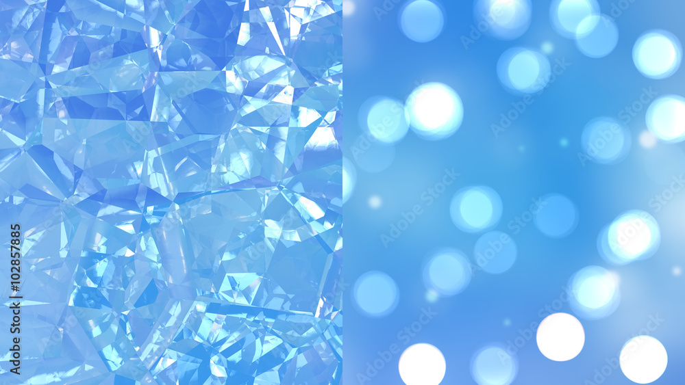 Bokeh light, shimmering blur spot lights on blue abstract Bokeh light, shimmering blur spot lights on blue abstract