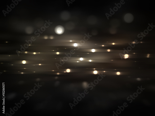 Bokeh light, shimmering blur spot lights on beige abstract 