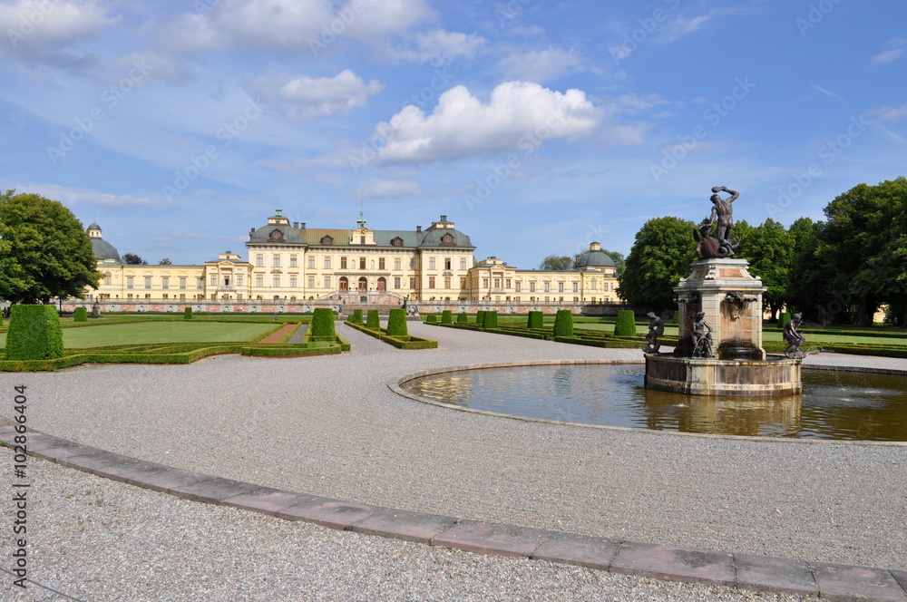 Drottningholm palace's garden