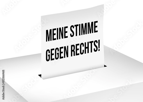 Meine Stimme gegen Rechts