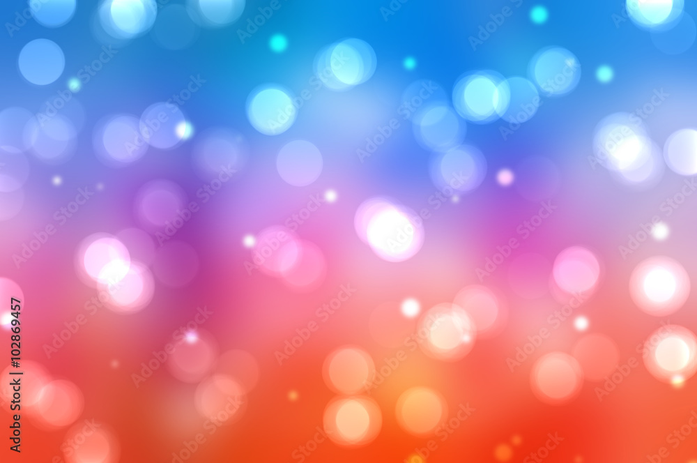 Bokeh light, shimmering blur spot lights on multicolored abstrac Bokeh light, shimmering blur spot lights on multicolored abstrac