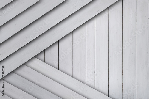 White Wood Geometric Background